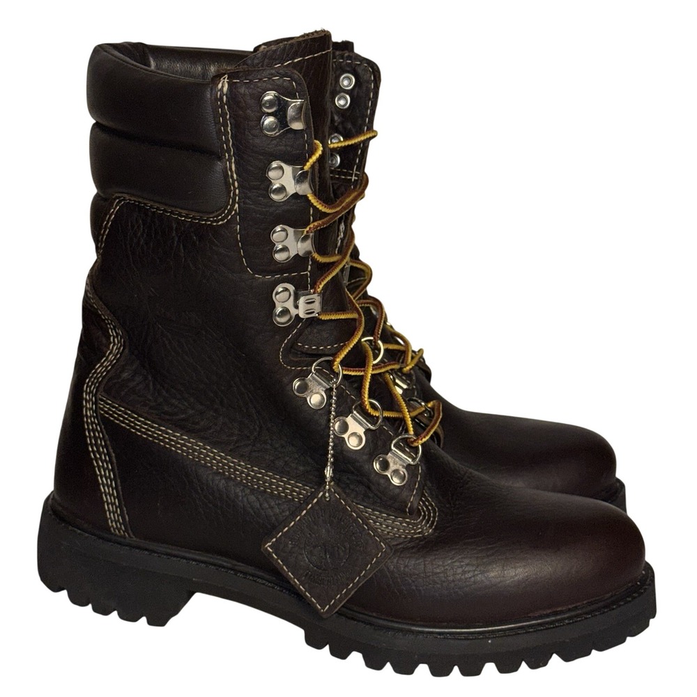 Timberland Super Boot 40 Below Hazel Brown Waterproof Leather Mens 9 TB0A173H